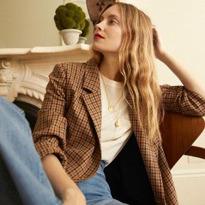 Madewell Caldwell Blazer in Desert Check